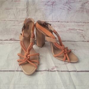 Schutz Rope and Leather Sandals Size 9